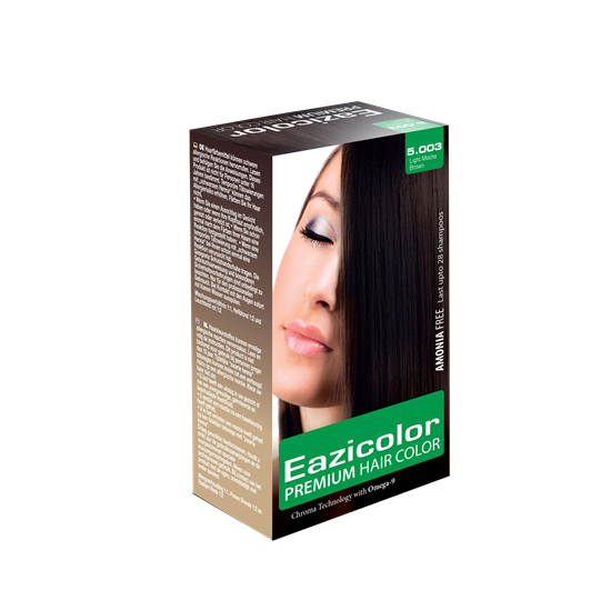 Picture of EaziColor Women Kit 5.003 Light Mocha Brown 60ML