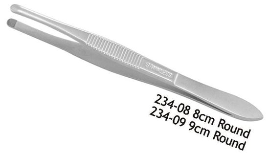 Picture of Tweezers Stainless Round (234-08)