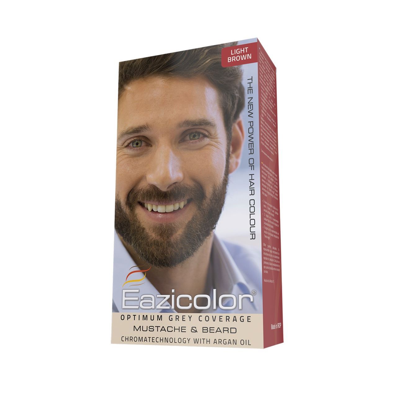 Sikos- Eazicolor For Men Mustache & Beard Light Brown ()